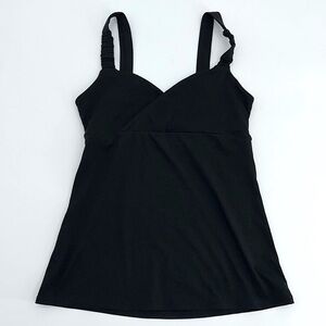 UEC Fabletics black tank top with shelf bra XS